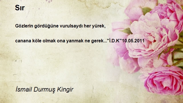 İsmail Durmuş Kingir