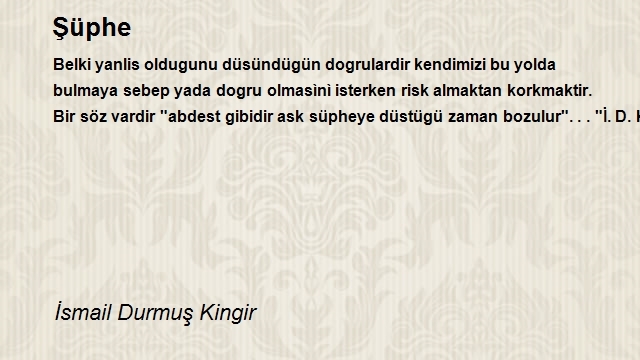 İsmail Durmuş Kingir