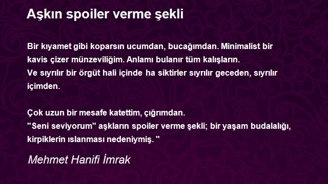 Mehmet Hanifi İmrak