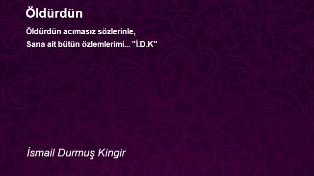 İsmail Durmuş Kingir