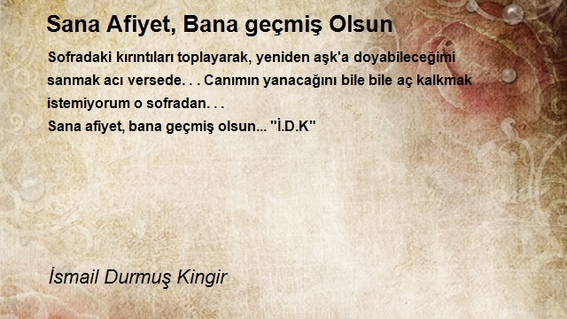 İsmail Durmuş Kingir