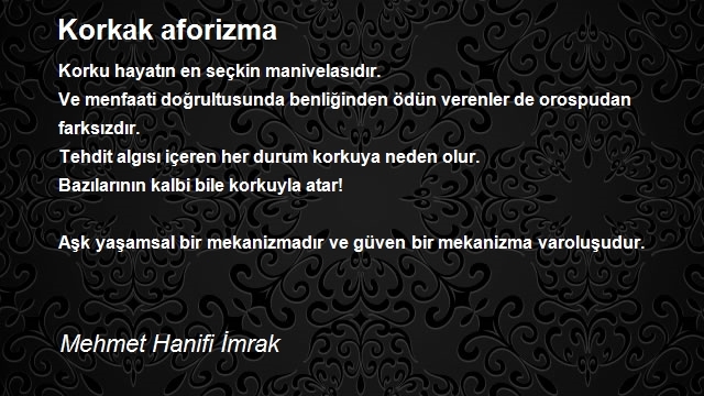 Mehmet Hanifi İmrak