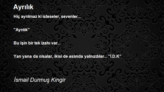 İsmail Durmuş Kingir