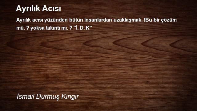 İsmail Durmuş Kingir