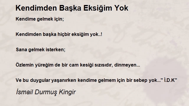 İsmail Durmuş Kingir