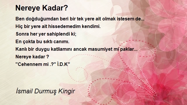 İsmail Durmuş Kingir