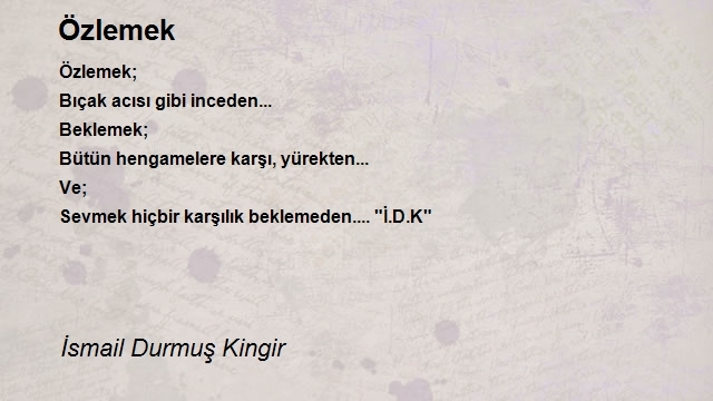 İsmail Durmuş Kingir