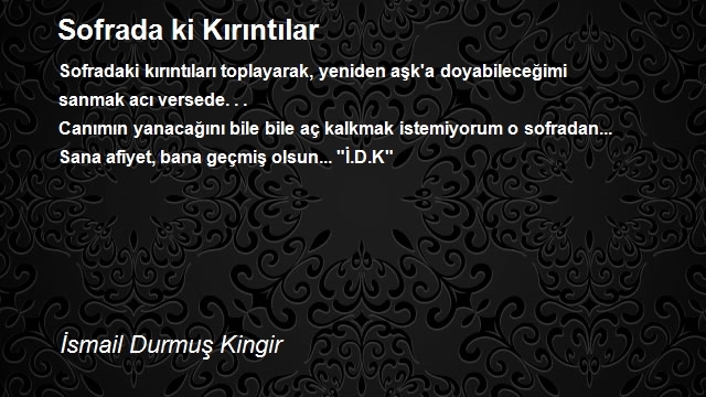 İsmail Durmuş Kingir