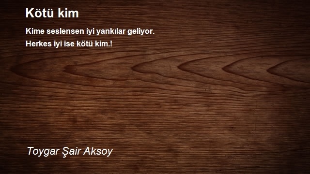 Toygar Şair Aksoy