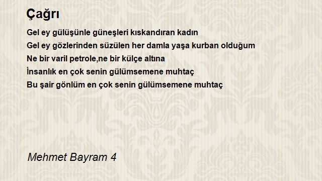 Mehmet Bayram 4