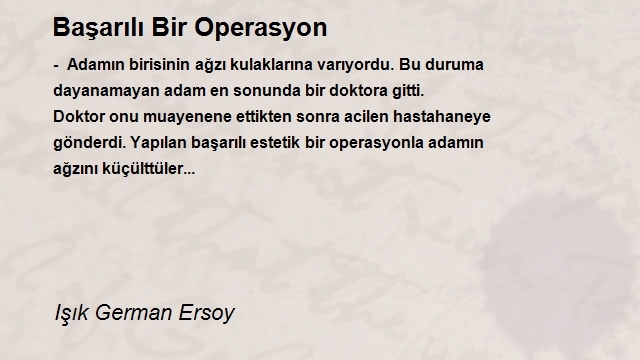 Işık German Ersoy 