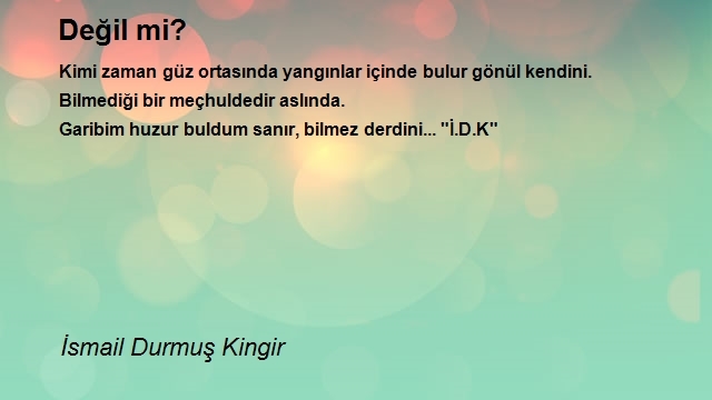 İsmail Durmuş Kingir