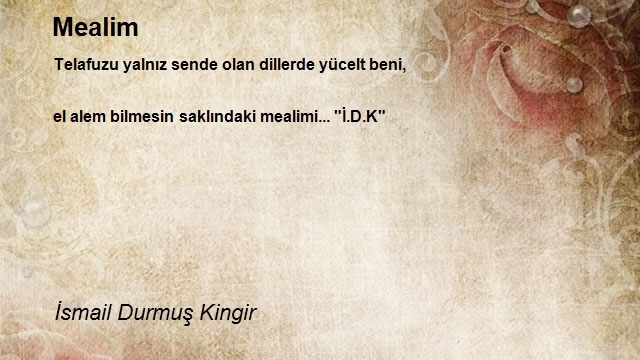 İsmail Durmuş Kingir