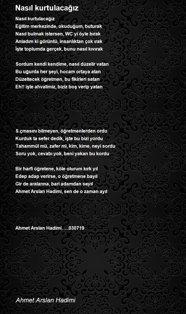 Ahmet Arslan Hadimi