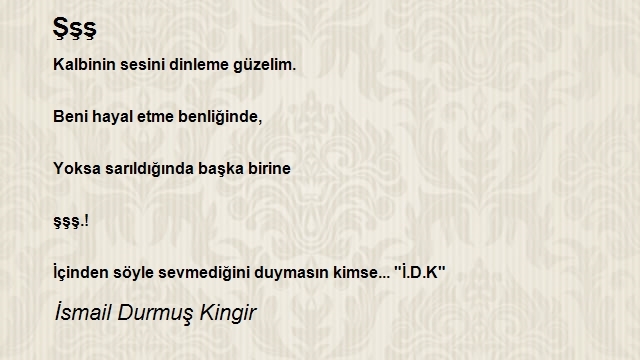 İsmail Durmuş Kingir