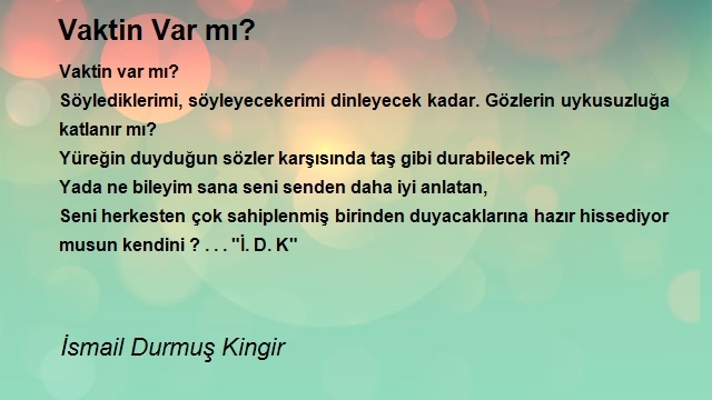 İsmail Durmuş Kingir