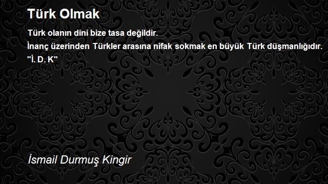 İsmail Durmuş Kingir