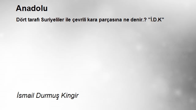 İsmail Durmuş Kingir