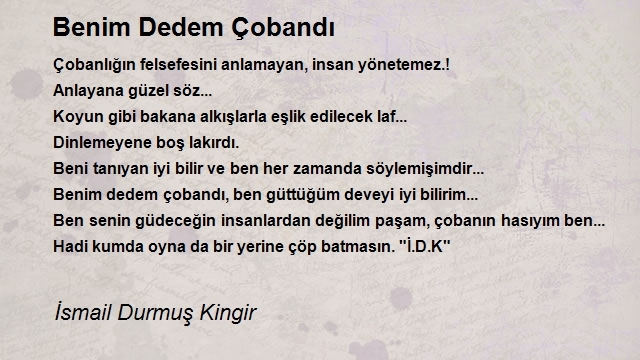 İsmail Durmuş Kingir