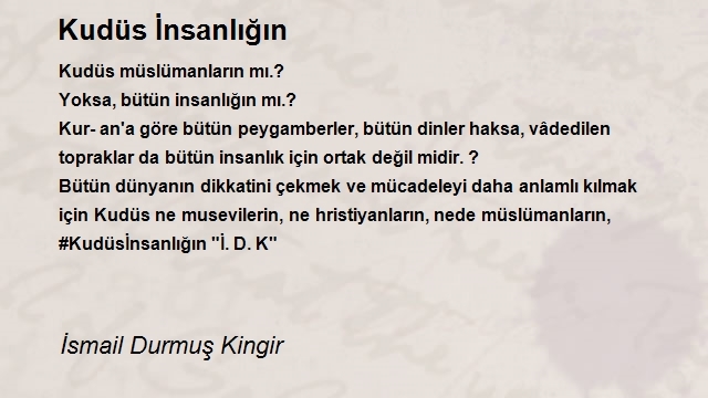 İsmail Durmuş Kingir