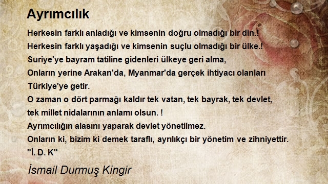 İsmail Durmuş Kingir