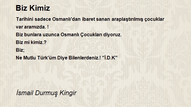 İsmail Durmuş Kingir