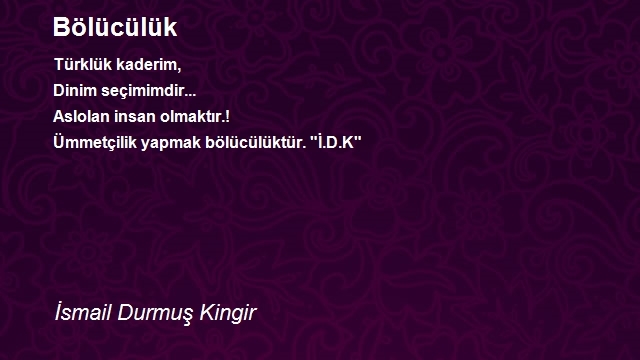 İsmail Durmuş Kingir