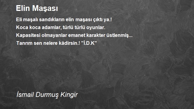 İsmail Durmuş Kingir