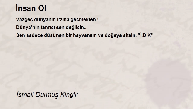 İsmail Durmuş Kingir