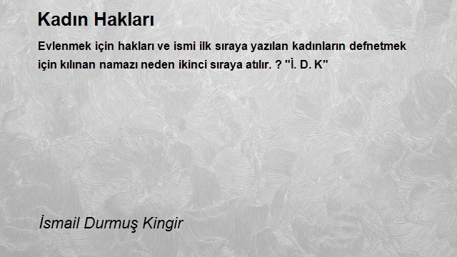 İsmail Durmuş Kingir