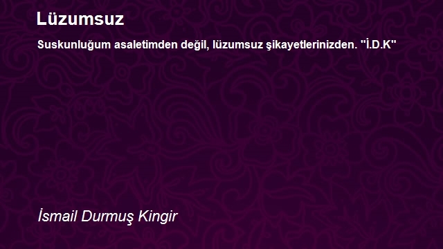 İsmail Durmuş Kingir