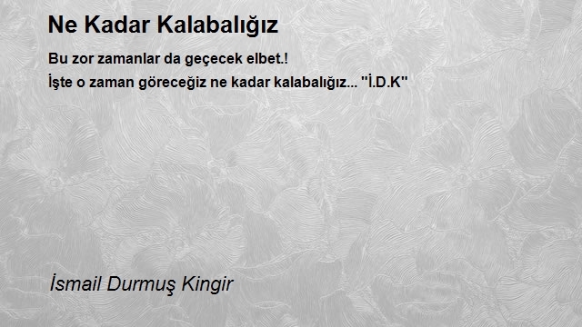 İsmail Durmuş Kingir