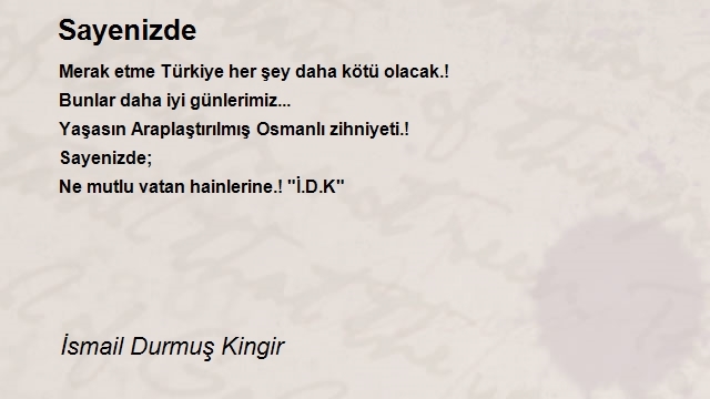 İsmail Durmuş Kingir