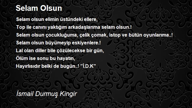 İsmail Durmuş Kingir