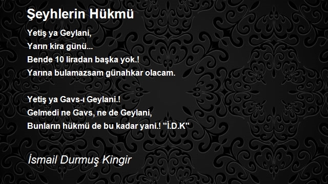 İsmail Durmuş Kingir