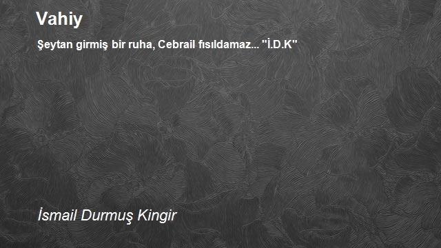 İsmail Durmuş Kingir