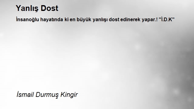 İsmail Durmuş Kingir