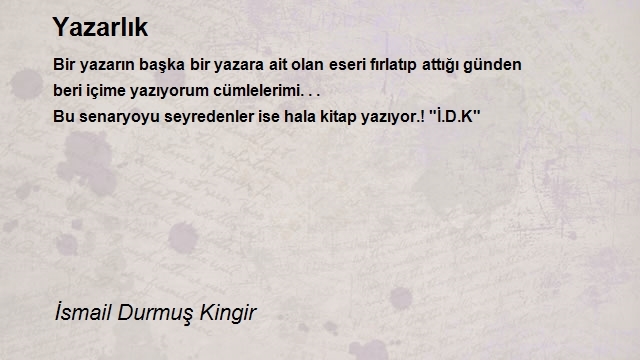 İsmail Durmuş Kingir