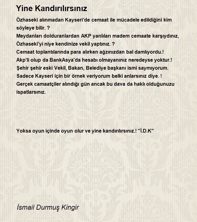 İsmail Durmuş Kingir