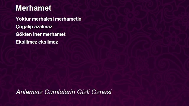 Anlamsız Cümlelerin Gizli Öznesi