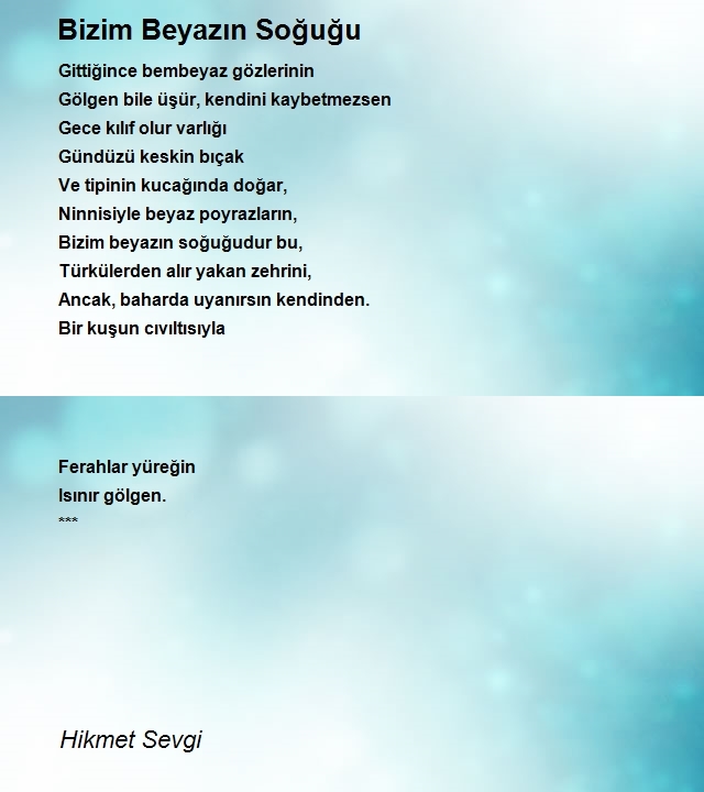 Hikmet Sevgi