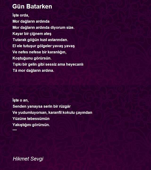 Hikmet Sevgi