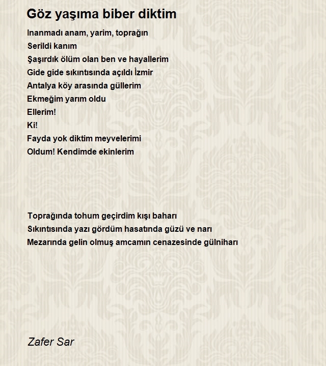 Zafer Sar