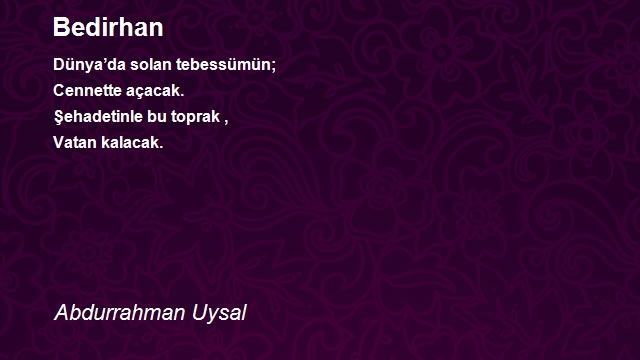 Abdurrahman Uysal