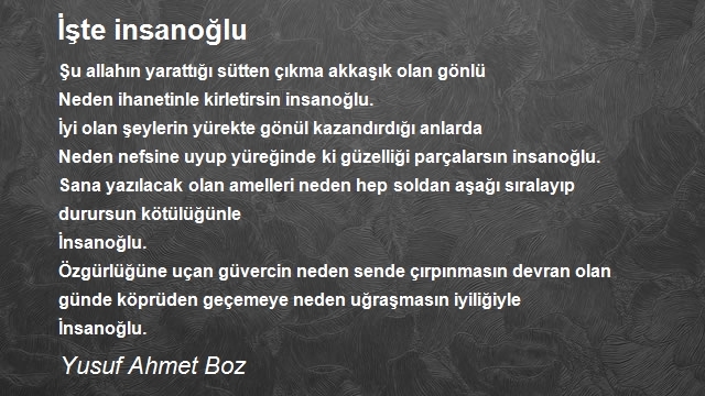 Yusuf Ahmet Boz