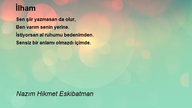 Nazım Hikmet Eskibatman