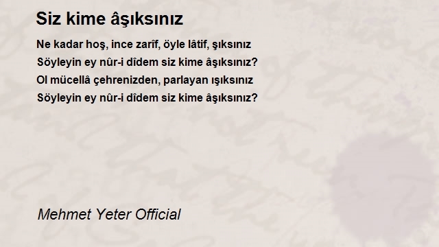 Mehmet Yeter Official