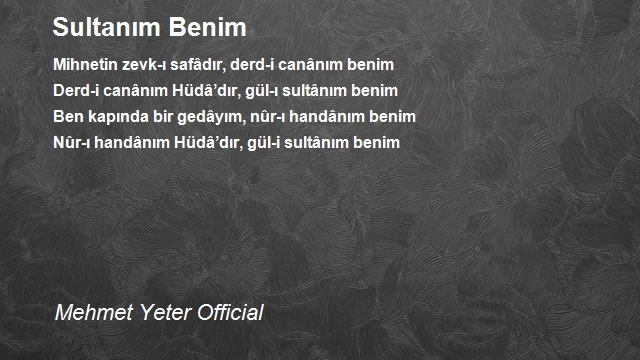 Mehmet Yeter Official