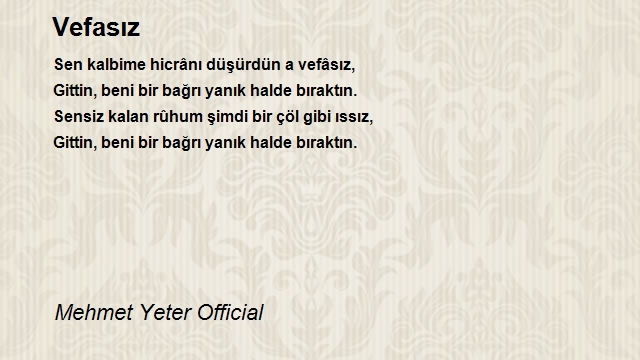 Mehmet Yeter Official