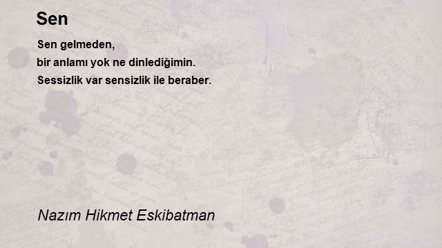 Nazım Hikmet Eskibatman